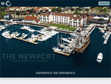 Tablet Screenshot of newporthotel.com